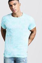 Boohoo Tie Dye Regular Fit Crew Neck T-shirt