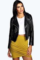 Boohoo Amy Rouched Wrap Mini Skirt