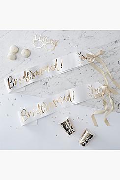 Boohoo Bridesmaid Sash 2 Pack