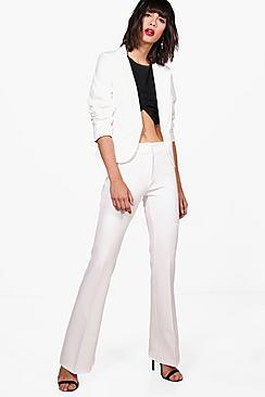 Boohoo Erin Premium Wide Leg Tailored Suit Trouser