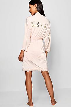 Boohoo Sofia Bride To Be Robe
