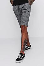 Boohoo Flecked Smart Jogger Shorts