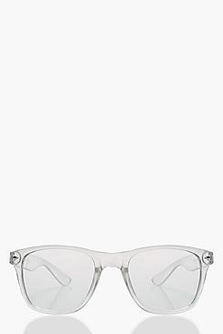 Boohoo Dulcie Clear Frame Square Fashion Glasses