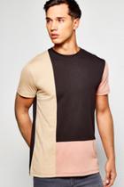 Boohoo Colour Block T-shirt Taupe