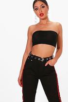 Boohoo Gabby Basic Ruched Front Bandeau