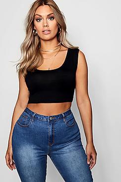 Boohoo Plus Thea Neon Crop Top