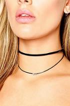 Boohoo Plus Jayne Double Line Choker