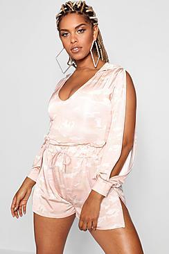 Boohoo Stefflon Don Camo Shorts