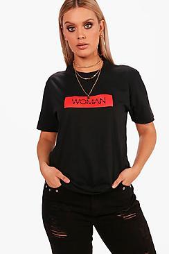 Boohoo Plus Hollie Woman T Shirt