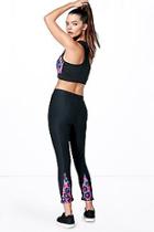Boohoo Bella Fit 3/4 Leopard Panel Print Legging