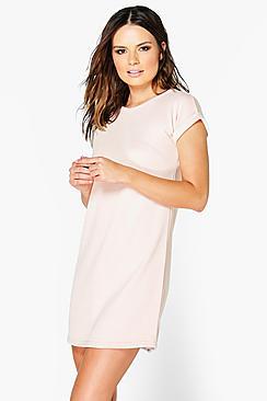 Boohoo Esme Loopback T-shirt Dress