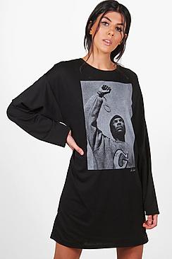 Boohoo Albany Iconic Hip Hop Sweat Dress