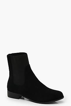 Boohoo Elastic Gusset Chelsea Boots