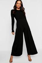 Boohoo Woven Pleat Front Culotte