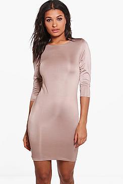 Boohoo Nikole Long Sleeved Bodycon Dress