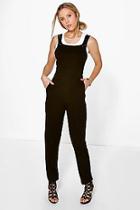Boohoo Ava Pinafore Style Dungarees