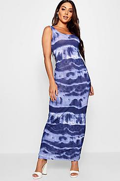 Boohoo Tie Dye Maxi Dress