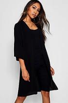 Boohoo Flare 3/4 Sleeve Kimono