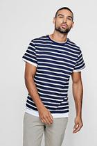 Boohoo Mock Hem Knitted Stripe T-shirt