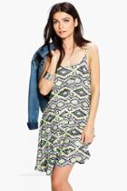 Boohoo Bianca Strappy Swing Dress Multi
