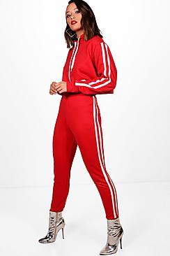Boohoo Tegan Athleisure Side Stripe Jogger