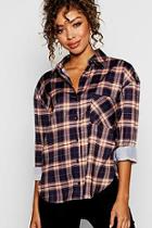 Boohoo Oversized Check Shirt