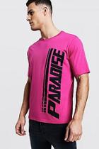 Boohoo Racer Paradise Print T-shirt