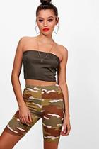 Boohoo Bethan Camo Print Cycling Shorts