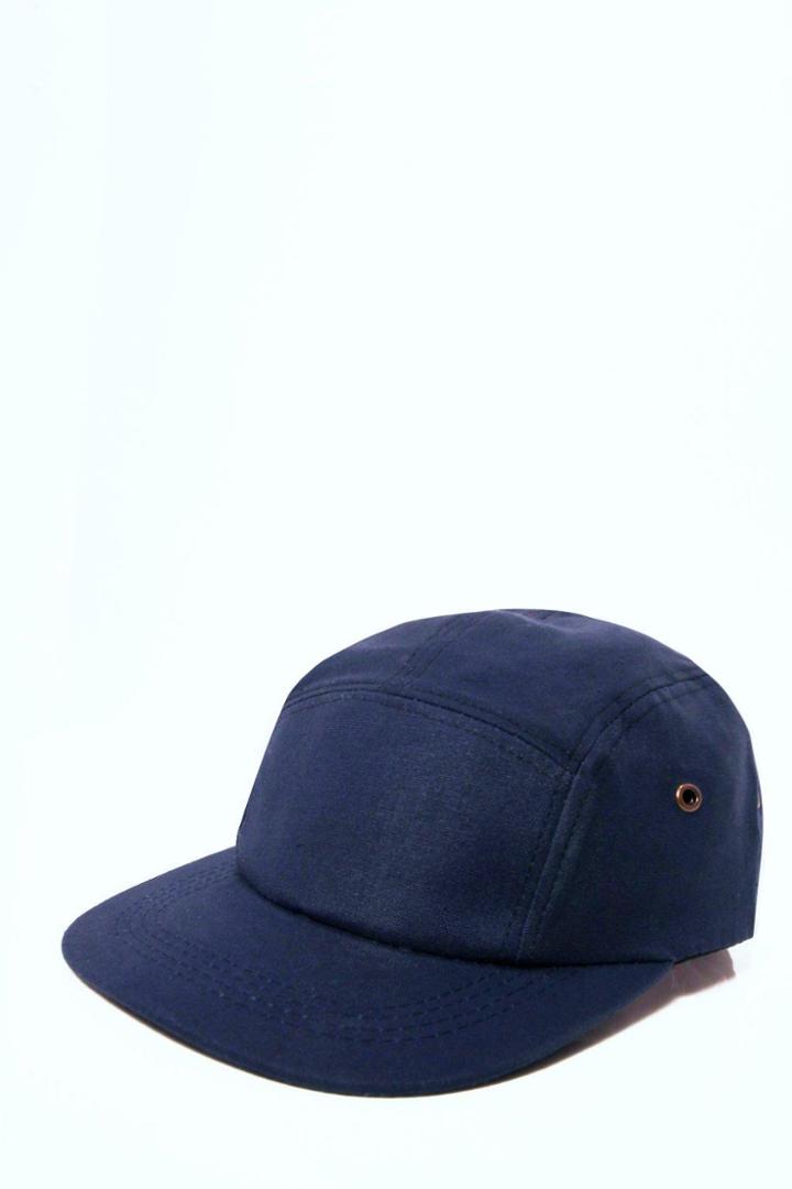 Boohoo 5 Panel Cap Navy