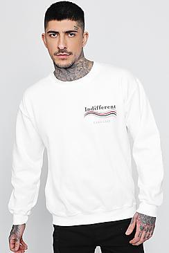 Boohoo Indifferent Crew Neck Sweater