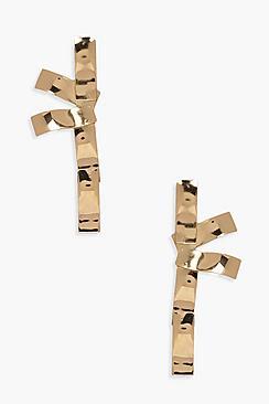 Boohoo Cassie Abstract Statement Earrings