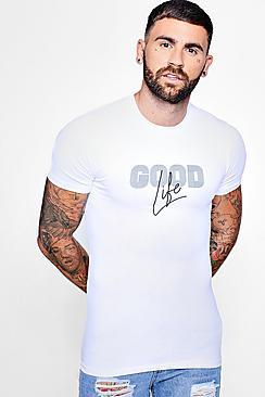 Boohoo Good Life Muscle Fit T-shirt
