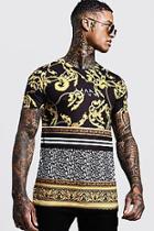 Boohoo Original Man Baroque Leopard Print T-shirts