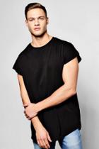 Boohoo Cap Sleeve T-shirt Black