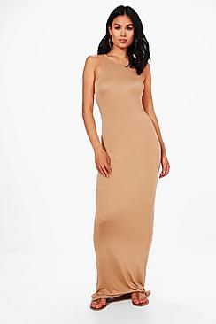 Boohoo Phoebe Racer Back Maxi Dress