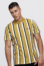 Boohoo Man Signature Stripe Pique Polo