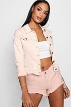 Boohoo Olivia Cotton Twill Jacket