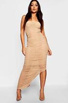 Boohoo Ruched Front Detail Maxi Dress