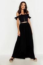 Boohoo Tall Floor Sweeping Maxi Skirt