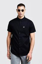 Boohoo Oxford Shirt In Short Sleeve