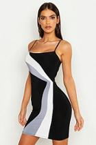 Boohoo Double Panelled Strappy Mini Dress