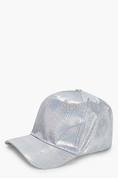 Boohoo Lizzie Holographic Unicorn Baseball Cap