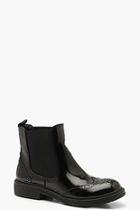 Boohoo Chelsea Boots With Sports Tape