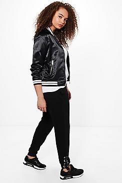 Boohoo Plus Annie Eyelet Jog Pant
