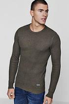 Boohoo All Over Rib Jumper