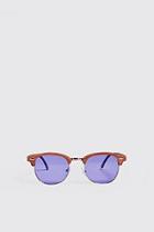 Boohoo Wool Look Frame Sunglasses