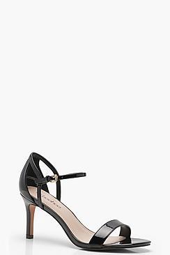 Boohoo Lacey Low 2 Part Heels