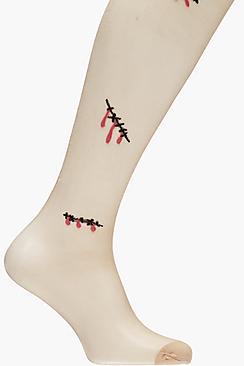 Boohoo Phoebe Halloween Stitch Tights