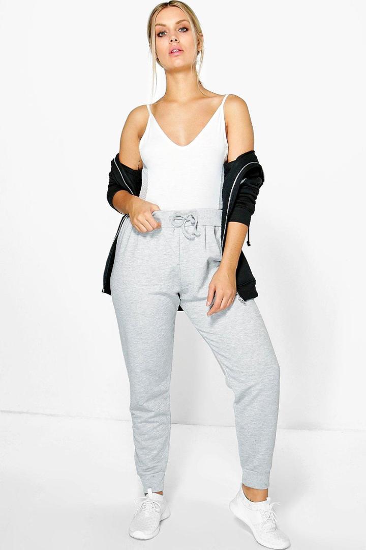 Boohoo Plus Hana Running Jogger Grey