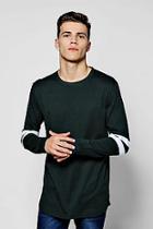 Boohoo Long Sleeved Curve Hem T-shirt